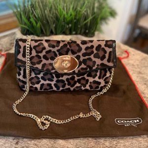 Coach Leather & Calfhair Handbag